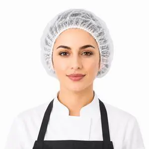 Disposable Bouffant Caps, 21inches Hair Net, Elastic Dust Cap for Food Service, Cooking, Salon,Spa,Spray tans, Restaurant,Industry,Garden,Kitchen Head Cover (White) Disposable Bouffant Caps, 21inches Hair Net, Elastic Dust Cap for Food Service, Cooking, Salon,Spa,Spray tans, Restaurant,Industry,Garden,Kitchen Head Cover (White)