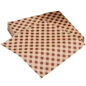 100 PCS 12x12 Wax Paper Sheets for Food Brown Grease Resistant Checkered Sandwich Wrapping Deli Paper Sheets Food Basket Tray Liners Wrappers for Burger Bread Lunch Party Festival Picnic BBQ 100 PCS 12x12 Wax Paper Sheets for Food Brown Grease Resistant Checkered Sandwich Wrapping Deli Paper Sheets Food Basket Tray Liners Wrappers for Burger Bread Lunch Party Festival Picnic BBQ