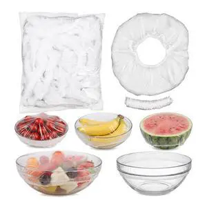 300 Pcs Reusable Elastic Food Covers, BPA Free, Stretchable circumference to 33.2" for Bread Proofing, Microwave & Dishwasher Safe, Clear Plastic Food Covers for Kitchen Storage & Picnic 300 Pcs Reusable Elastic Food Covers, BPA Free, Stretchable circumference to 33.2" for Bread Proofing, Microwave & Dishwasher Safe, Clear Plastic Food Covers for Kitchen Storage & Picnic