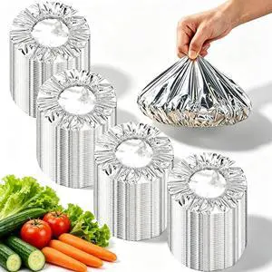 50Pack Reusable Aluminum Foil Food Covers Stretchy Elastic Edge Bowl Plate Tray Lids Heat Retaining Food Grade Cover for Picnic Takeout Leftovers Meal Prep BBQ Sandwich Burrito Outdoor Dining 50Pack Reusable Aluminum Foil Food Covers Stretchy Elastic Edge Bowl Plate Tray Lids Heat Retaining Food Grade Cover for Picnic Takeout Leftovers Meal Prep BBQ Sandwich Burrito Outdoor Dining