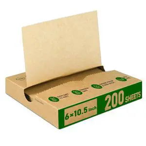 Precut POP UP Deli Paper Sheet, 200 Pack, 6" x 10-1/2", Kraft | Interfolded Heavy Paper, Waterproof & Grease-Resistant, for Food Wrap and Serving Precut POP UP Deli Paper Sheet, 200 Pack, 6" x 10-1/2", Kraft | Interfolded Heavy Paper, Waterproof & Grease-Resistant, for Food Wrap and Serving