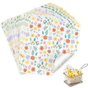 100 PCS Dry Waxed Deli Paper Sheets, 12x12 inch Sandwich Wrapping Pink Checkered, Greaseproof Food Basket Liners for Burger, Wax Paper Sheets for Wrapping Bread (Flowers-Red&Yellow) 100 PCS Dry Waxed Deli Paper Sheets, 12x12 inch Sandwich Wrapping Pink Checkered, Greaseproof Food Basket Liners for Burger, Wax Paper Sheets for Wrapping Bread (Flowers-Red&Yellow)