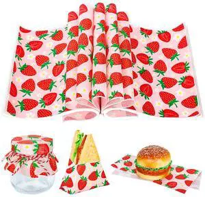 150 Sheets Strawberry Wax Paper Cute Summer Fruit Spring Daisy Food Wrapper Tissue Pink Red Waterproof Oil-Proof Deli Paper Basket Liners for Home Kitchen Restaurant Baking 150 Sheets Strawberry Wax Paper Cute Summer Fruit Spring Daisy Food Wrapper Tissue Pink Red Waterproof Oil-Proof Deli Paper Basket Liners for Home Kitchen Restaurant Baking