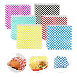 240 Pcs Food Basket Liners 12x12 inch Wax Paper Deli Paper Sheets Grease Proof Sandwich Wrapping 6 colors Checkered for Bread Burger Fast Food Home Kitchen and Party 240 Pcs Food Basket Liners 12x12 inch Wax Paper Deli Paper Sheets Grease Proof Sandwich Wrapping 6 colors Checkered for Bread Burger Fast Food Home Kitchen and Party