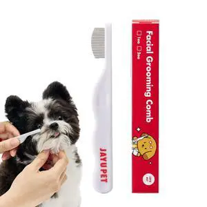 Facial Grooming Comb | Dog Eye Combs, Stress-free Eye Gunk Remover for Dogs & Cats, Pet Facial Brush, Cat Grooming Kit Facial Grooming Comb | Dog Eye Combs, Stress-free Eye Gunk Remover for Dogs & Cats, Pet Facial Brush, Cat Grooming Kit