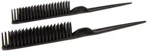 3 Row Styling Comb For Detangling, Defining And Separating Curls (Black) 3 Row Styling Comb For Detangling, Defining And Separating Curls (Black)