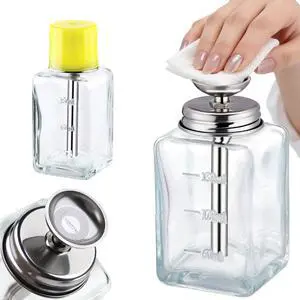 6 Oz/ 180ml Glass Push Down Pump Dispenser Bottle With Cap Push Down Glass Empty Pump Dispenser for Alcohol Makeup Clear Refillable Bottle Hand Pumping Press Container (1pcs - Square Shaped) 6 Oz/ 180ml Glass Push Down Pump Dispenser Bottle With Cap Push Down Glass Empty Pump Dispenser for Alcohol Makeup Clear Refillable Bottle Hand Pumping Press Container (1pcs - Square Shaped)