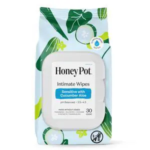 - Feminine Wipes - Sensitive w/Cucumber Aloe | pH Balancing, Herbal Infused Plant-Based Feminine Care for Sensitive Skin - Feminine Hygiene Products for Women - 30ct - Feminine Wipes - Sensitive w/Cucumber Aloe | pH Balancing, Herbal Infused Plant-Based Feminine Care for Sensitive Skin - Feminine Hygiene Products for Women - 30ct