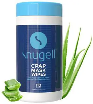 Unscented CPAP Mask Wipes 110 Count 100% Soft Cotton Lint & Alcohol-Free Skin-Safe Formula with Aloe Vera Easy-to-Open Canister Perfect for Cleaning CPAP Masks, Tubes, and Devices Unscented CPAP Mask Wipes 110 Count 100% Soft Cotton Lint & Alcohol-Free Skin-Safe Formula with Aloe Vera Easy-to-Open Canister Perfect for Cleaning CPAP Masks, Tubes, and Devices