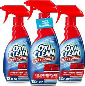 Max Force Laundry Stain Treater Spray, 12 Fl Oz (Pack of 3) | Spray Now Wash Later, Kids and Baby Stain Remover, Fights Baby Food & Juice Stains, Color-Safe, Bleach-Free Max Force Laundry Stain Treater Spray, 12 Fl Oz (Pack of 3) | Spray Now Wash Later, Kids and Baby Stain Remover, Fights Baby Food & Juice Stains, Color-Safe, Bleach-Free