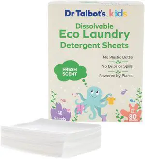 Eco Laundry Detergent Sheets - 40 Sheets | Fresh Scent - Plant-Based and Biodegradable - Up to 80 Loads Eco Laundry Detergent Sheets - 40 Sheets | Fresh Scent - Plant-Based and Biodegradable - Up to 80 Loads