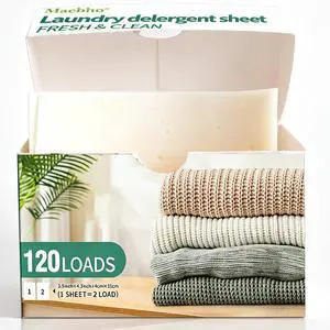 Travel Laundry Detergent Sheets, 2-Enzyme, 120 Loads for Sink Washing | 2-Enzyme Laundry Sheets Detergent Fight Stain & Odor for Sink Washing, RV, Camper, Cruise & Dorm - Liquidless, Plastic-Free Travel Laundry Detergent Sheets, 2-Enzyme, 120 Loads for Sink Washing | 2-Enzyme Laundry Sheets Detergent Fight Stain & Odor for Sink Washing, RV, Camper, Cruise & Dorm - Liquidless, Plastic-Free