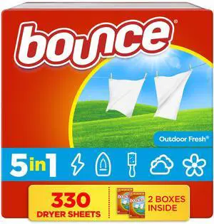 Dryer Sheets, 330 count, Outdoor Fresh Scent, Fabric Softener Sheets, Reduces Static, Softens and Fights Wrinkles Dryer Sheets, 330 count, Outdoor Fresh Scent, Fabric Softener Sheets, Reduces Static, Softens and Fights Wrinkles
