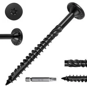 Heavy-Duty Wood Screws | Star Drive Deck Screws, Rust Resistant Timber Screws for Timber/Log/Landscaping Wood (2-7/8 Inch,50Pcs,Black) Heavy-Duty Wood Screws | Star Drive Deck Screws, Rust Resistant Timber Screws for Timber/Log/Landscaping Wood (2-7/8 Inch,50Pcs,Black)