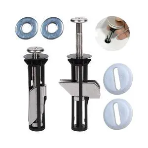 Toilet Seat Bolt kit,Screws,Quick Release,Easy to Install- Toilet Seat Replacement Parts Kit,Toilet Cover Maintenance Accessories,Fixing Accessories (Screws-JS2) (2) Toilet Seat Bolt kit,Screws,Quick Release,Easy to Install- Toilet Seat Replacement Parts Kit,Toilet Cover Maintenance Accessories,Fixing Accessories (Screws-JS2) (2)