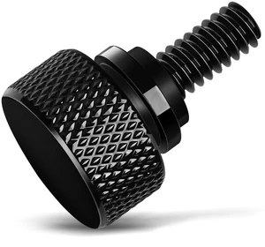 Black 304 Stainless Steel Seat Bolt Screw Compatible with Harley Davidson 1996-2026 Black 304 Stainless Steel Seat Bolt Screw Compatible with Harley Davidson 1996-2026