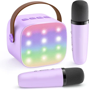 Karaoke Machine for Kids,Birthday Gifts for Girls 3 4 5 6 7 8+Years Old | 2 Wireless Microphones, 5 Magic Voices, Mini Portable Bluetooth Speaker, Family Home Party Present Toys for Ages 4-12 Karaoke Machine for Kids,Birthday Gifts for Girls 3 4 5 6 7 8+Years Old | 2 Wireless Microphones, 5 Magic Voices, Mini Portable Bluetooth Speaker, Family Home Party Present Toys for Ages 4-12