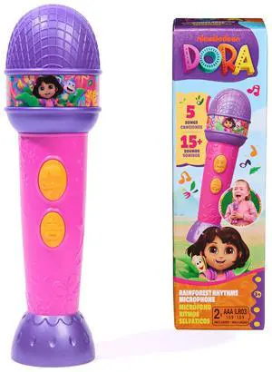 , Rainforest Rhythms Microphone with Music, Sound Fx & Bilingual Phrases, Kids Toys for Girls & Boys Ages 3 and Up , Rainforest Rhythms Microphone with Music, Sound Fx & Bilingual Phrases, Kids Toys for Girls & Boys Ages 3 and Up
