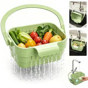 Foldable Hanging Sink Drain Basket, 2026 Upgraded Foldable Kitchen Sink Strainer, Hanging Foldable Fruit and Vegetable Filter Basket, Suitable for Kitchen Sinks, Easy to Store, Space-Saving (green) Foldable Hanging Sink Drain Basket, 2026 Upgraded Foldable Kitchen Sink Strainer, Hanging Foldable Fruit and Vegetable Filter Basket, Suitable for Kitchen Sinks, Easy to Store, Space-Saving (green)
