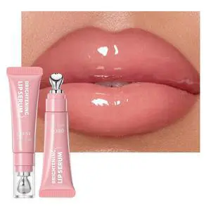 Brightening Lip Serum, Hydrating Glossy Lip Oil with Metal Applicator, Plumping Moisturizing Lip Care Tint, Non-Sticky High Shine Lip Glow for Dry Lips (02# SAKURA BLOSSOM) Brightening Lip Serum, Hydrating Glossy Lip Oil with Metal Applicator, Plumping Moisturizing Lip Care Tint, Non-Sticky High Shine Lip Glow for Dry Lips (02# SAKURA BLOSSOM)