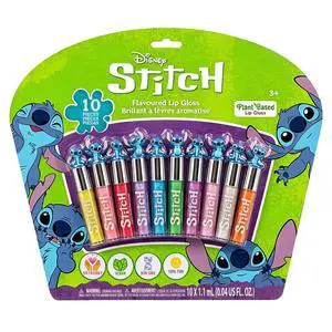 Stitch Lip Gloss Set, 10-Piece Plant-Based, Ages 3+ Stitch Lip Gloss Set, 10-Piece Plant-Based, Ages 3+