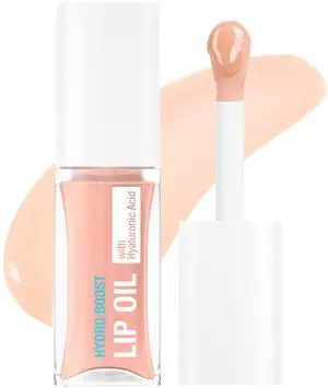 Hydro Boost Lip Oil, Light Pink, .2 fl. oz | Hyaluronic Acid to Hydrate and Nourish, Mirror-Like Shine, Fuller-Looking Lips, Formulated without Parabens Hydro Boost Lip Oil, Light Pink, .2 fl. oz | Hyaluronic Acid to Hydrate and Nourish, Mirror-Like Shine, Fuller-Looking Lips, Formulated without Parabens