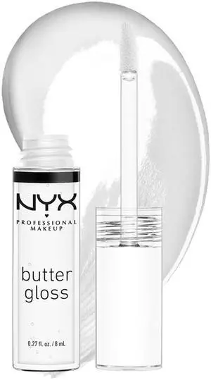 Butter Gloss, Non-Sticky Lip Gloss - Sugar Glass ,Clear Butter Gloss, Non-Sticky Lip Gloss - Sugar Glass ,Clear
