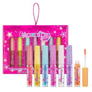 7pc Fruity Flavored Lip Gloss Set - Assorted Fruit Flavor-Great Gift | Non-Toxic Kids Makeup. Fun Shiny Lip Gloss Collection for Kids, Teens & Girls - Sweet & Glossy Lip Care 7pc Fruity Flavored Lip Gloss Set - Assorted Fruit Flavor-Great Gift | Non-Toxic Kids Makeup. Fun Shiny Lip Gloss Collection for Kids, Teens & Girls - Sweet & Glossy Lip Care