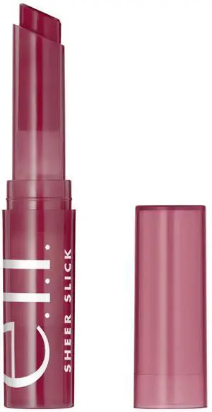 Lipstick, Hydrating Lipstick For Sheer Color With A Shiny Finish, Infused With Vitamin E, Vegan & Cruelty-free, Black Cherry Lipstick, Hydrating Lipstick For Sheer Color With A Shiny Finish, Infused With Vitamin E, Vegan & Cruelty-free, Black Cherry