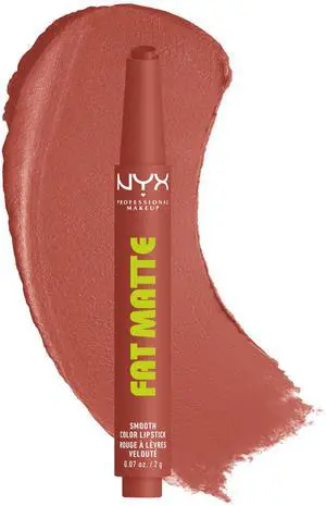 Fat Matte Lipstick, Pigmented, Smoothing, & Non-Drying Lip Crayon, Long Lasting Lip Makeup, Vegan & Cruelty Free - Rose Robe (Rose Nude) Fat Matte Lipstick, Pigmented, Smoothing, & Non-Drying Lip Crayon, Long Lasting Lip Makeup, Vegan & Cruelty Free - Rose Robe (Rose Nude)