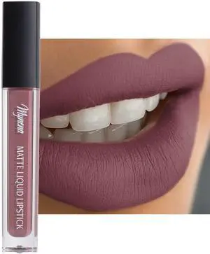 Hydrating Dusty Mauve Rose Matte Liquid Lipstick, Long Lasting - Eve | Vegan, Weightless, Waterproof, No Smudge, No Transfer, Lightweight, Comfortable, Quick-Dry Hydrating Dusty Mauve Rose Matte Liquid Lipstick, Long Lasting - Eve | Vegan, Weightless, Waterproof, No Smudge, No Transfer, Lightweight, Comfortable, Quick-Dry
