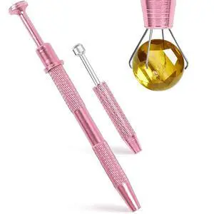 2 Pcs Piercing Changing Tools, 4-Claw Grabber Tool & Ball Holder for Flat Back Earrings and Nose Lip Rings, Secure Pick Up Tool for Body JewelryPink 2 Pcs Piercing Changing Tools, 4-Claw Grabber Tool & Ball Holder for Flat Back Earrings and Nose Lip Rings, Secure Pick Up Tool for Body JewelryPink