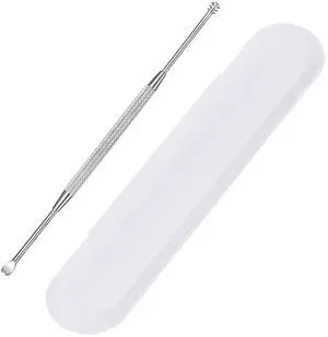 Steel Ear Pick Earwax Remover Spoon Ear Scraper Scratcher Ear Cleaner with Storage Box, 304 Stainless | Ear Cleaner Scraper Ear Spoon, Reusable, Smooth Tip, Fits Storage Case, Silver Steel Ear Pick Earwax Remover Spoon Ear Scraper Scratcher Ear Cleaner with Storage Box, 304 Stainless | Ear Cleaner Scraper Ear Spoon, Reusable, Smooth Tip, Fits Storage Case, Silver