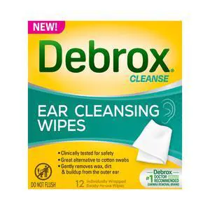 Ear Cleansing Wipes, Individually Wrapped Ear Cleaner Wipes, 12 Ct | Wipes for Adults and Kids, Single-Use, Portable Ear Cleaning Cloths, Gentle Daily Ear Care, Safe for Sensitive Ears, Earwax Ear Cleansing Wipes, Individually Wrapped Ear Cleaner Wipes, 12 Ct | Wipes for Adults and Kids, Single-Use, Portable Ear Cleaning Cloths, Gentle Daily Ear Care, Safe for Sensitive Ears, Earwax