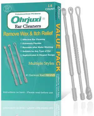 Ear Wax Removal Tool - 18 PCS Reusable Ear Cleaners, Professional-Grade TPE, Effective & Gentle Ear Cleaning Kit, Clogged & Itch Ear Relief - Suitable for All Types of Ears(3 Styles) Ear Wax Removal Tool - 18 PCS Reusable Ear Cleaners, Professional-Grade TPE, Effective & Gentle Ear Cleaning Kit, Clogged & Itch Ear Relief - Suitable for All Types of Ears(3 Styles)