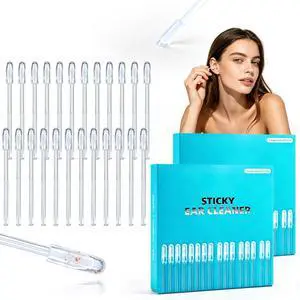 Sticky Ear Cleaning Stick, with Soft Spiral Head, Reusable | 48Pcs, Resin Material, Adhesive Ear Wax Removal Tools, for Adults, Home Personal Care Hygiene Kit Sticky Ear Cleaning Stick, with Soft Spiral Head, Reusable | 48Pcs, Resin Material, Adhesive Ear Wax Removal Tools, for Adults, Home Personal Care Hygiene Kit