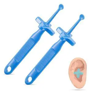 2 Pack Ear Wax Removal Tools with Safety Guard, Reusable Plastic Ear Picks | Safety Guard, Skin-Friendly Plastic, Rounded Smooth Edges, Non-Slip Grip, Hanging Storage, Safe and Easy Earwax Removal 2 Pack Ear Wax Removal Tools with Safety Guard, Reusable Plastic Ear Picks | Safety Guard, Skin-Friendly Plastic, Rounded Smooth Edges, Non-Slip Grip, Hanging Storage, Safe and Easy Earwax Removal