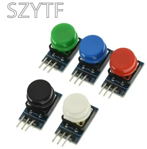 Backboard Electronic Building Blocks Large Button Module Button Module Five-Color Set for Backboard Electronic Building Blocks Large Button Module Button Module Five-Color Set for