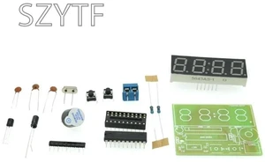 C51 4 Bits Electronic Clock Electronic Production Suite DIY Kits C51 4 Bits Electronic Clock Electronic Production Suite DIY Kits