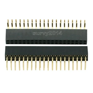 5PCS 2X20 PIN Double row right angle FEMALE PIN HEADER 2.54MM PITCH Strip Connector Socket 2*20 20p 20PIN 20 PIN FOR PCB BOARD 5PCS 2X20 PIN Double row right angle FEMALE PIN HEADER 2.54MM PITCH Strip Connector Socket 2*20 20p 20PIN 20 PIN FOR PCB BOARD