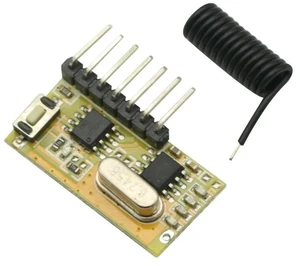 RXC6 433Mhz Superheterodyne Receiver PT2262 Code Steady for /AVR RXC6 433Mhz Superheterodyne Receiver PT2262 Code Steady for /AVR