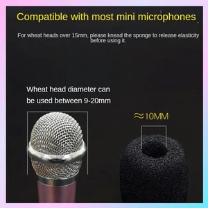 Universal Amplifier Sponge Cover Headset Microphone Cover Headset Protection Anti-Spray Dust Ear Cotton Durable Universal Amplifier Sponge Cover Headset Microphone Cover Headset Protection Anti-Spray Dust Ear Cotton Durable