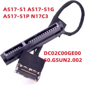 HDD Cable For A517-51G A517-51P 55G9 N17C3 CC37 DC02C00GE00 SATA Hard Drive Cable HDD Connector HDD Cable For A517-51G A517-51P 55G9 N17C3 CC37 DC02C00GE00 SATA Hard Drive Cable HDD Connector