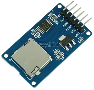 Micro SD Board Mciro SD TF Card Adapter Memory Shield Expansion Module SPI Interfaces For AVR Microcontroller Micro SD Board Mciro SD TF Card Adapter Memory Shield Expansion Module SPI Interfaces For AVR Microcontroller