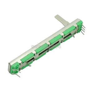 75mm Mixer Fader 10K Double Straight Sliding Potentiometer B103 75mm Mixer Fader 10K Double Straight Sliding Potentiometer B103