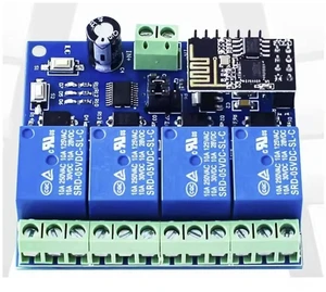 DC 12V ESP8266 4 Channel Relay Board ESP-01 Module for Home ligent Furniture 4 Channel Relay Module DC 12V ESP8266 4 Channel Relay Board ESP-01 Module for Home ligent Furniture 4 Channel Relay Module