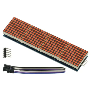 MAX7219 Dot Matrix Module 32x8 4 in 1 LED Display Modules Drive with 5Pin Wires for Raspberry Pi MAX7219 Dot Matrix Module 32x8 4 in 1 LED Display Modules Drive with 5Pin Wires for Raspberry Pi