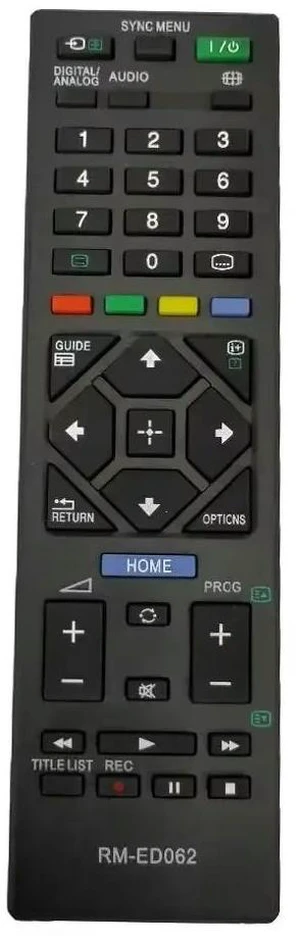 RM-ED062 Remote Control for Bravia LED LCD TV KD-43XE7077 KD-49XE7077 KDL-32R424A KDL-32R430B KDL-32RE405 KDL-40R353C RM-ED062 Remote Control for Bravia LED LCD TV KD-43XE7077 KD-49XE7077 KDL-32R424A KDL-32R430B KDL-32RE405 KDL-40R353C