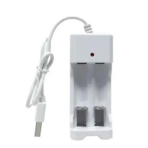 Charger 2 Slot USB Plug AA/AAA Rechargeable Batteries Charger for 1.2V Ni-MH Ni-Cd Fast Charging Tool Charger 2 Slot USB Plug AA/AAA Rechargeable Batteries Charger for 1.2V Ni-MH Ni-Cd Fast Charging Tool