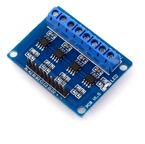 4CH 4 Channel HG7881 Chip H-bridge DC 2.5-12V Stepper Motor Driver Module Controller PCB Board 4 Way 2 Phase for 4CH 4 Channel HG7881 Chip H-bridge DC 2.5-12V Stepper Motor Driver Module Controller PCB Board 4 Way 2 Phase for